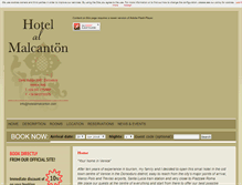 Tablet Screenshot of hotelalmalcanton.com